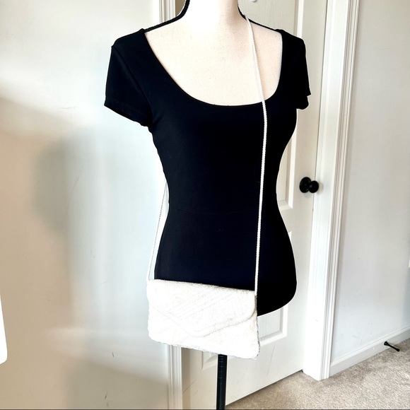 Vintage DELILL Beaded Evening Clutch Crossbody Bag - Picture 5 of 16